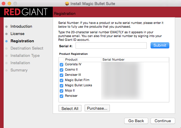 how to get red giant magic bullet suite 13 serials